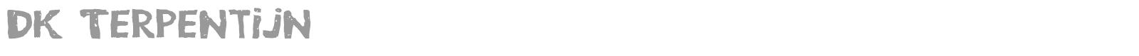 DK Terpentijn font preview